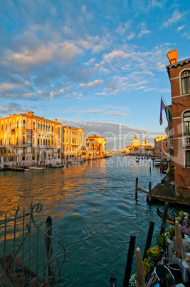 Venice Italy grand canal view