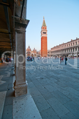 Venice Italy Saint Marco square view