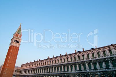 Venice Italy Saint Marco square view