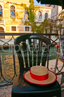 Venice Italy gondolier hat