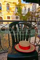 Venice Italy gondolier hat