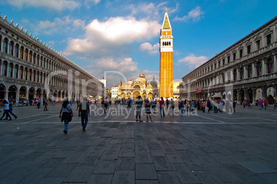 Venice Italy Saint Marco square view