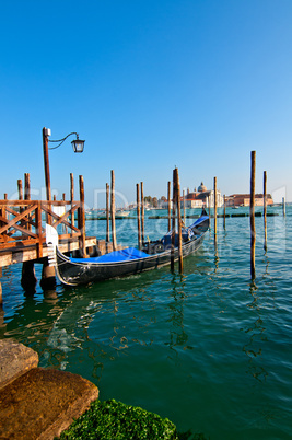 Venice Italy pittoresque view of gondolas