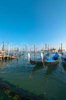 Venice Italy pittoresque view of gondolas