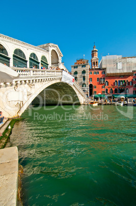 Venice Italy Rialto bridge view