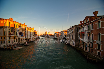 Venice Italy grand canal view