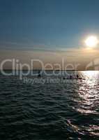 Italy Venice lagune from  Burano island