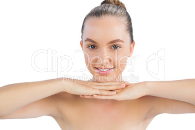 Happy young model posing Happy young model posing