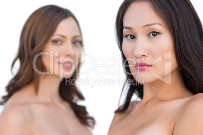 Beautiful nude models posing