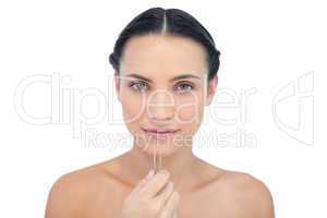 Relaxed young model with tweezers