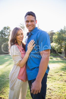 Couple standing together