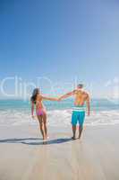 Cute young couple having holidays together