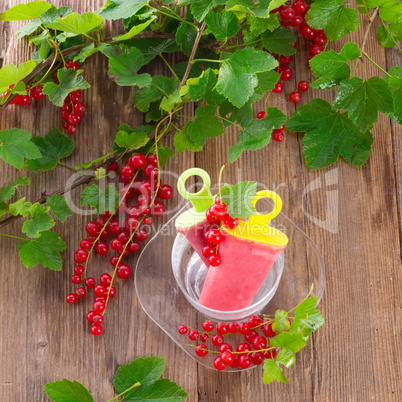 homemade currant water ice