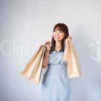 Happy Shopping woman