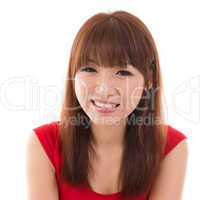 Close up portrait headshot of Asian woman