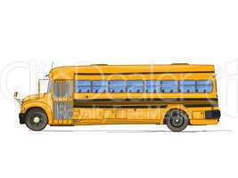 school bus cartoon