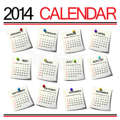 2014 calendar