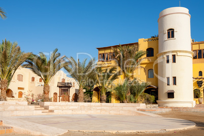 City square. El Gouna, Egypt