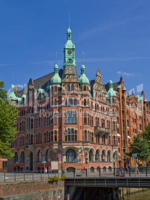 historisches Verwaltungsgebäude in Hamburg