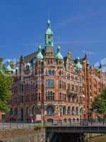 historisches Verwaltungsgebäude in Hamburg