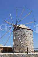 alte Windmühle auf Kos, Griechenland