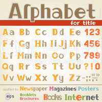 Alphabet for title