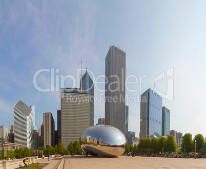 cloud gate sculpture in millenium park