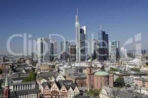 Skyline in Frankfurt