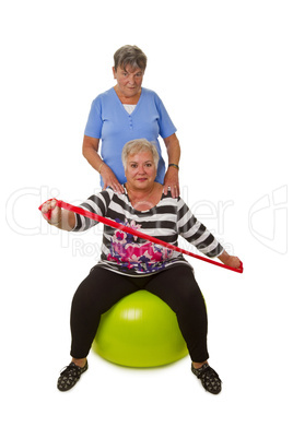 Sportliche Seniorinnen