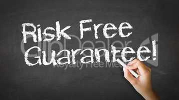 Risk Free Guarantee Chalk Illustration