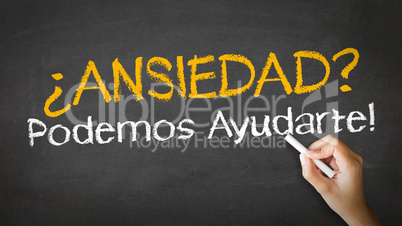 Anxiety we can help (In Spanish)