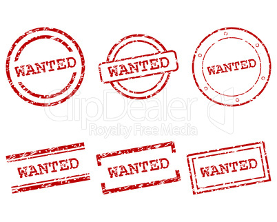 Wanted Stempel