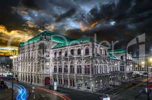 Sturm über der Wiener Oper