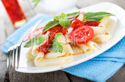 Pasta with sauce