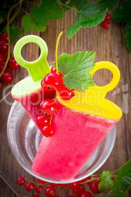 homemade currant water ice