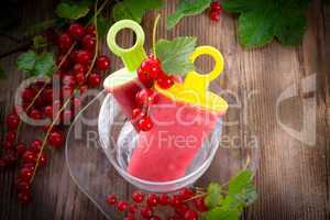 homemade currant water ice