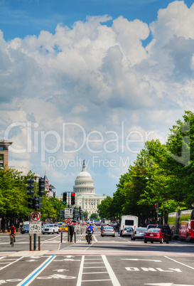 united states capitol building in washington, dc as seen from pe