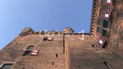 Castle with clear blue sky