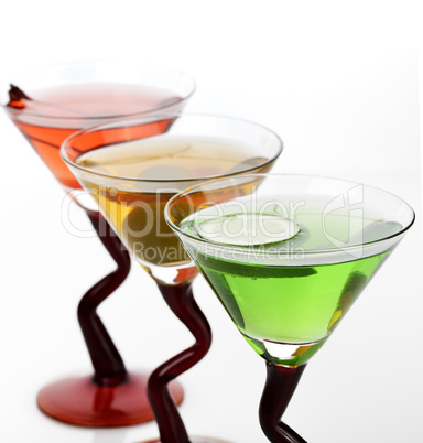 Glasses Of Cocktail Glasses Of Cocktail