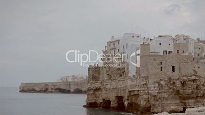 Polignano medieval city on a cliff by the sea 2
