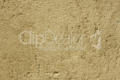 new stucco with fine sand close up