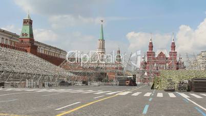 Construction Staging at Red Square
