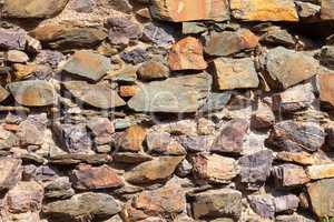 Decorative stone wall