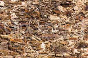 Decorative stone wall