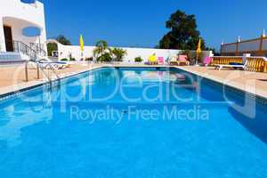 Beautiful swimming pool in hotel