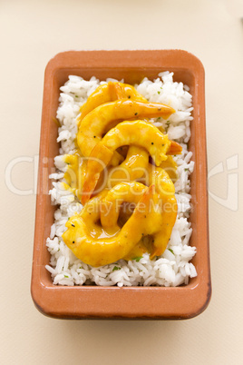 Curried Shrimps