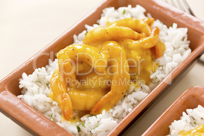 Curried Shrimps