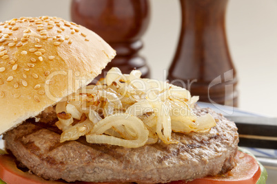 Hamburger And Onions