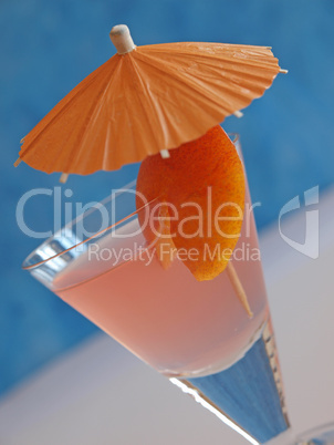 Cocktail with an umbrella