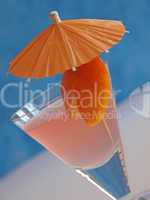 Cocktail with an umbrella